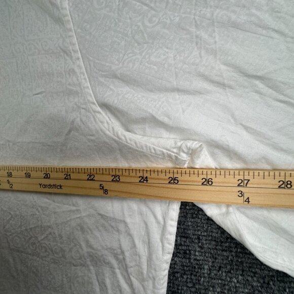 Robert Graham White Long Sleeve Button Up Shirt Men Size XL Classic Fit Swirl - Picture 5 of 16